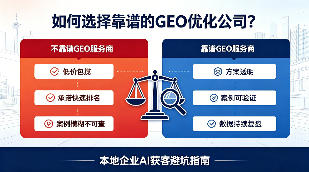 安达如何选择靠谱的GEO优化公司？本地企业AI获客避坑指南